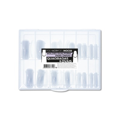 MOLDES INOCOS DUALFORM TIPS PARA UNHAS QUADRADAS
