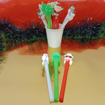Canetas de Natal com LED
