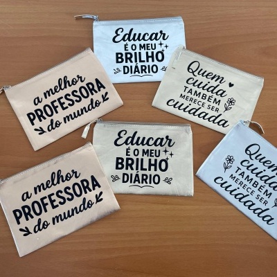 Necessaires Personalizados – Um mimo para quem educa e cuida!