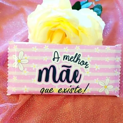 Chocolate personalizado para o Dia da Mãe.