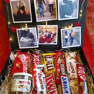 Box chocolate com led