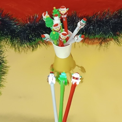 Canetas de Natal com LED