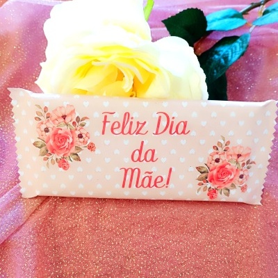 Chocolate personalizado para o Dia da Mãe.