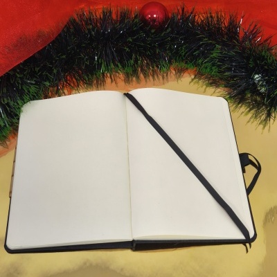 Bloco de notas personalizado com suporte para telemóvel