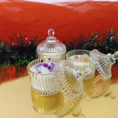 Vela aromática decorativa