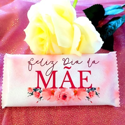 Chocolate personalizado para o Dia da Mãe.