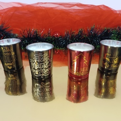 Velas aromáticas pequenas personalizadas