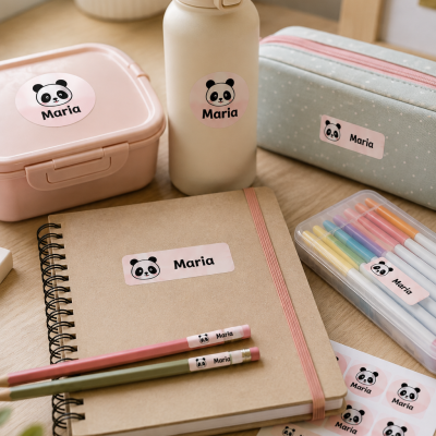 Etiquetas personalizadas para o regresso às aulas