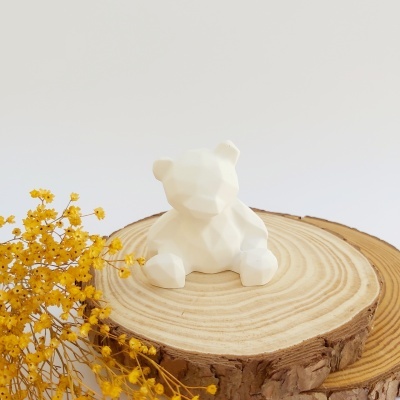 Peça de gesso perfumado - urso