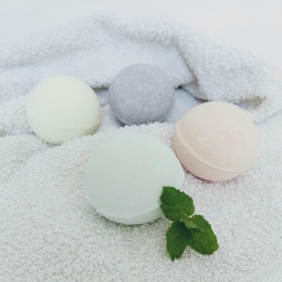 Bomba de banho de menta