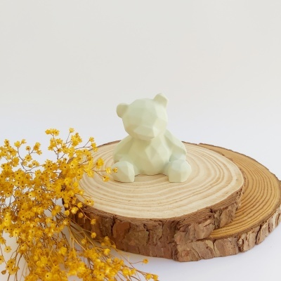 Peça de gesso perfumado - urso