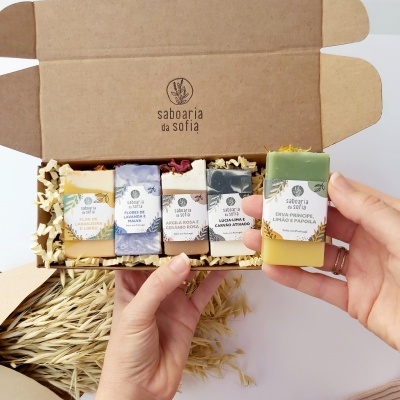 Gift Box - Sabonetes Artesanais (set de 5)