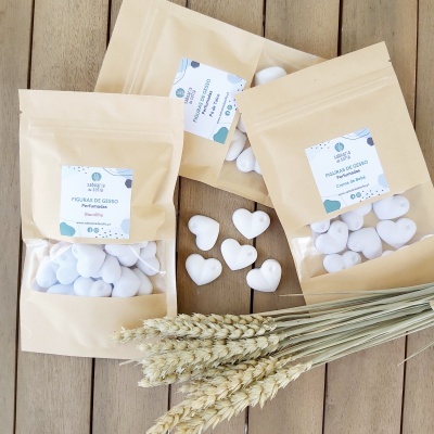 Gesso perfumado (mini corações) - pack 100 unid.