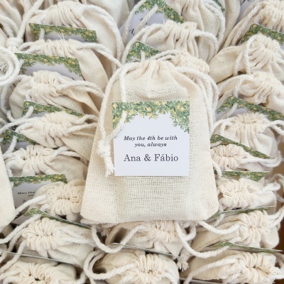 Saco de algodão para Lembranças Saco de algodão para Lembranças