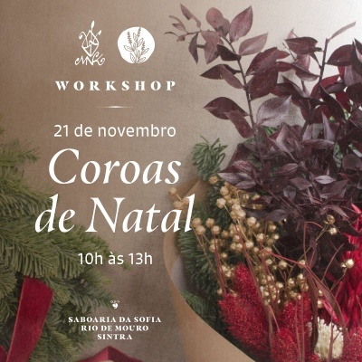Workshop - Coroas de Natal - 21/11/2026 (10h às 13h)