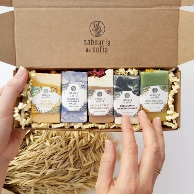 Gift Box - Sabonetes Artesanais (set de 5)