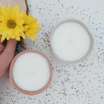 Vela de soja aromática - Baunilha