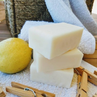 Sabão de limpeza natural - côco e limão