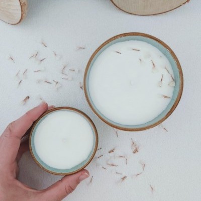 Vela de soja aromática - Flor de Macieira