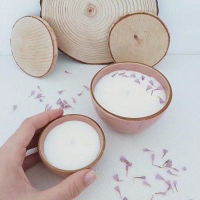 Vela de soja aromática - Baunilha Vela de soja aromática - Baunilha