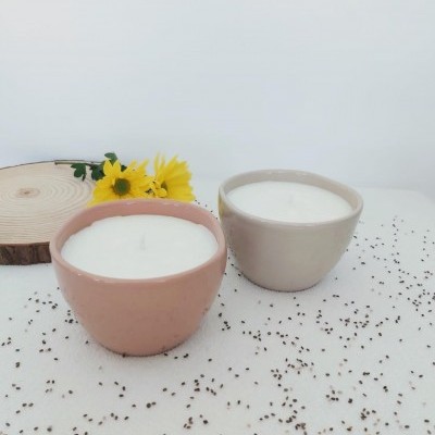 Vela de soja aromática - Baunilha