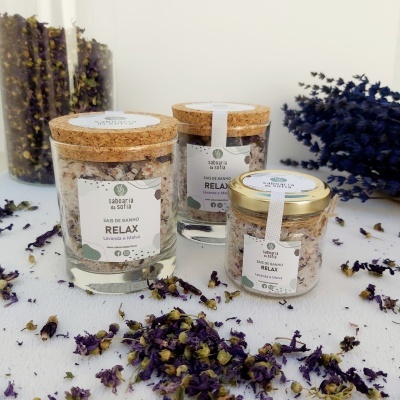 Sais de Banho RELAX - Lavanda e Malva Sais de Banho RELAX - Lavanda e Malva