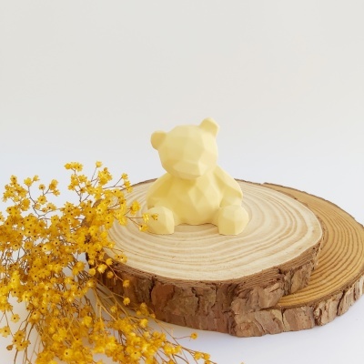 Peça de gesso perfumado - urso