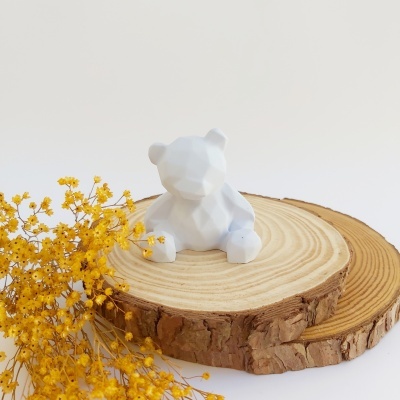 Peça de gesso perfumado - urso