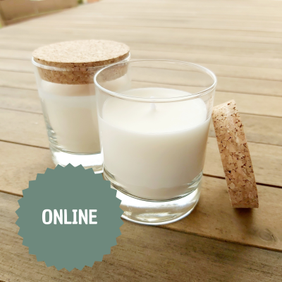 Workshop ONLINE - Velas ecológicas (NÍVEL 1) - 14/03/2026 (10h às 13h)