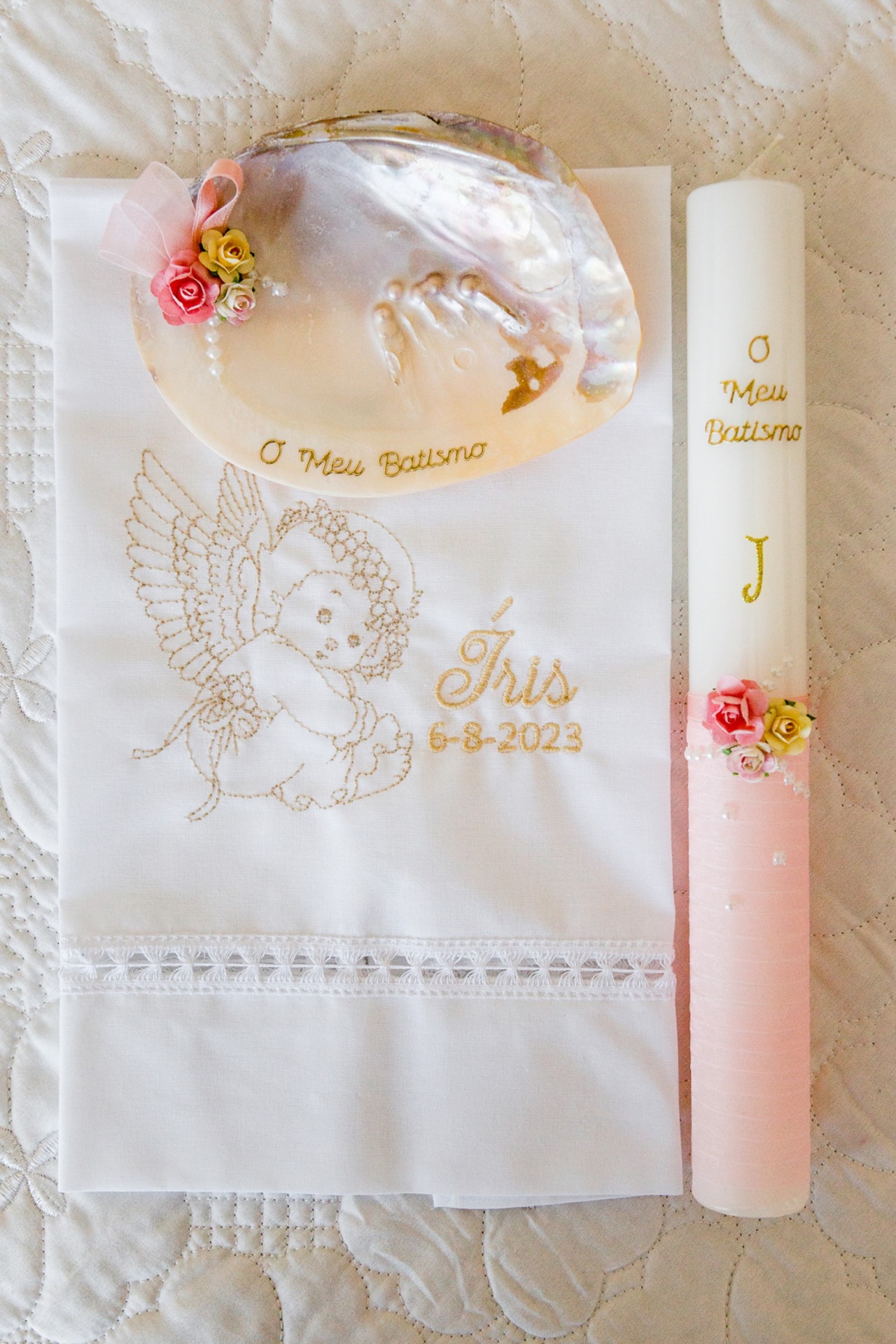 Conjunto de batismo "Íris"