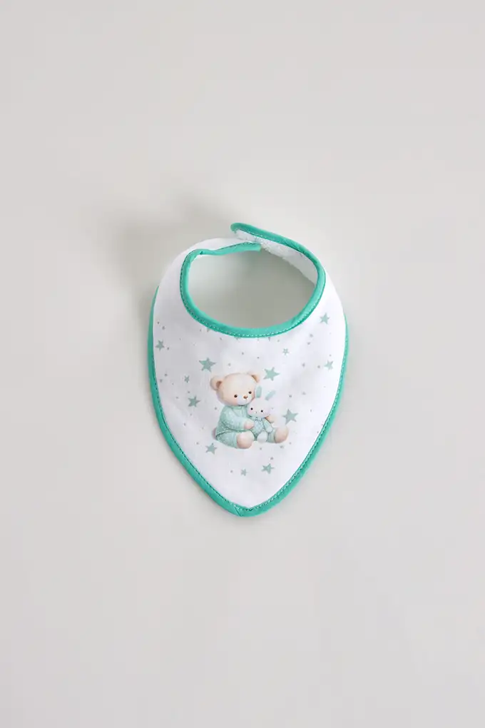 Babete bandana urso estrelas