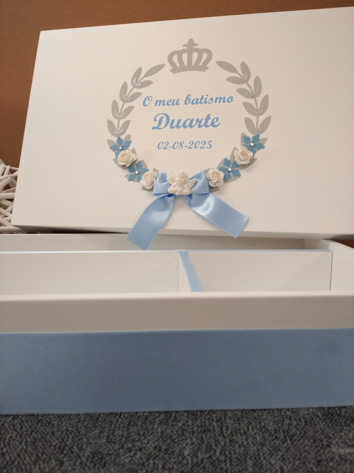 Caixa de batismo "Brasão"