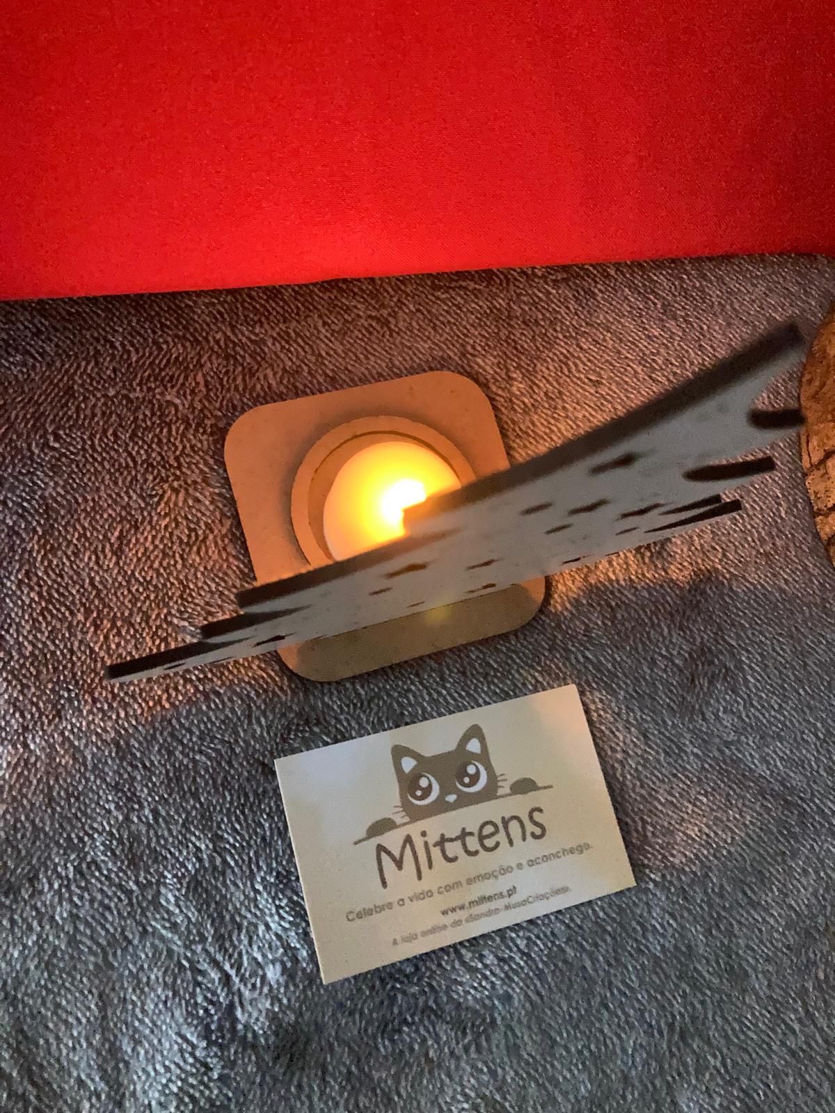 Árvore de Natal com luz