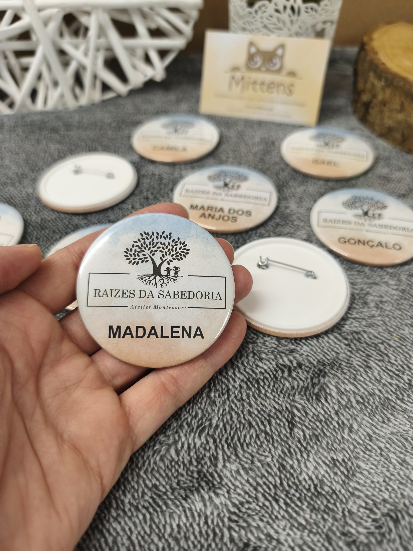 Crachás personalizados