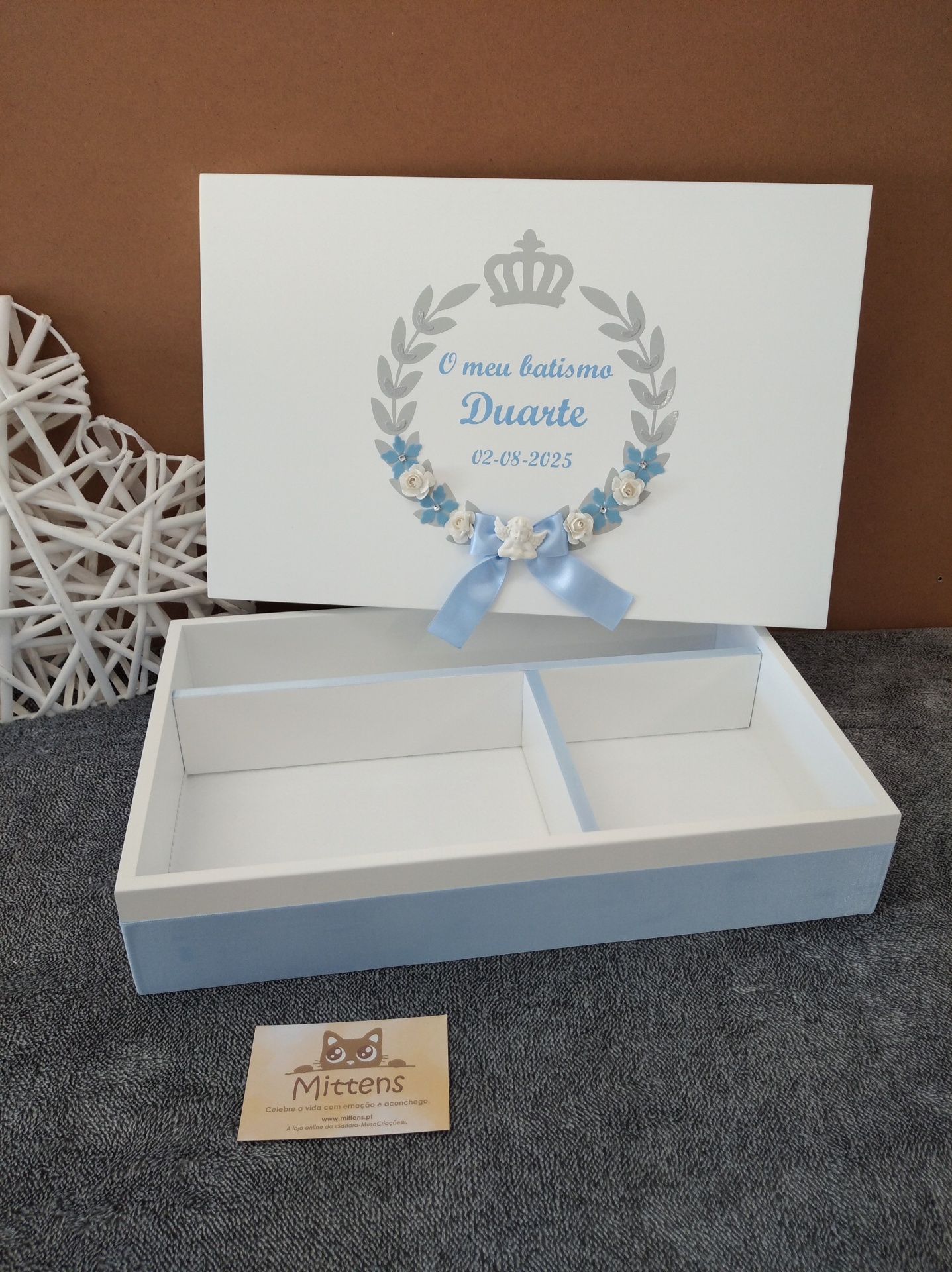 Caixa de batismo "Brasão"