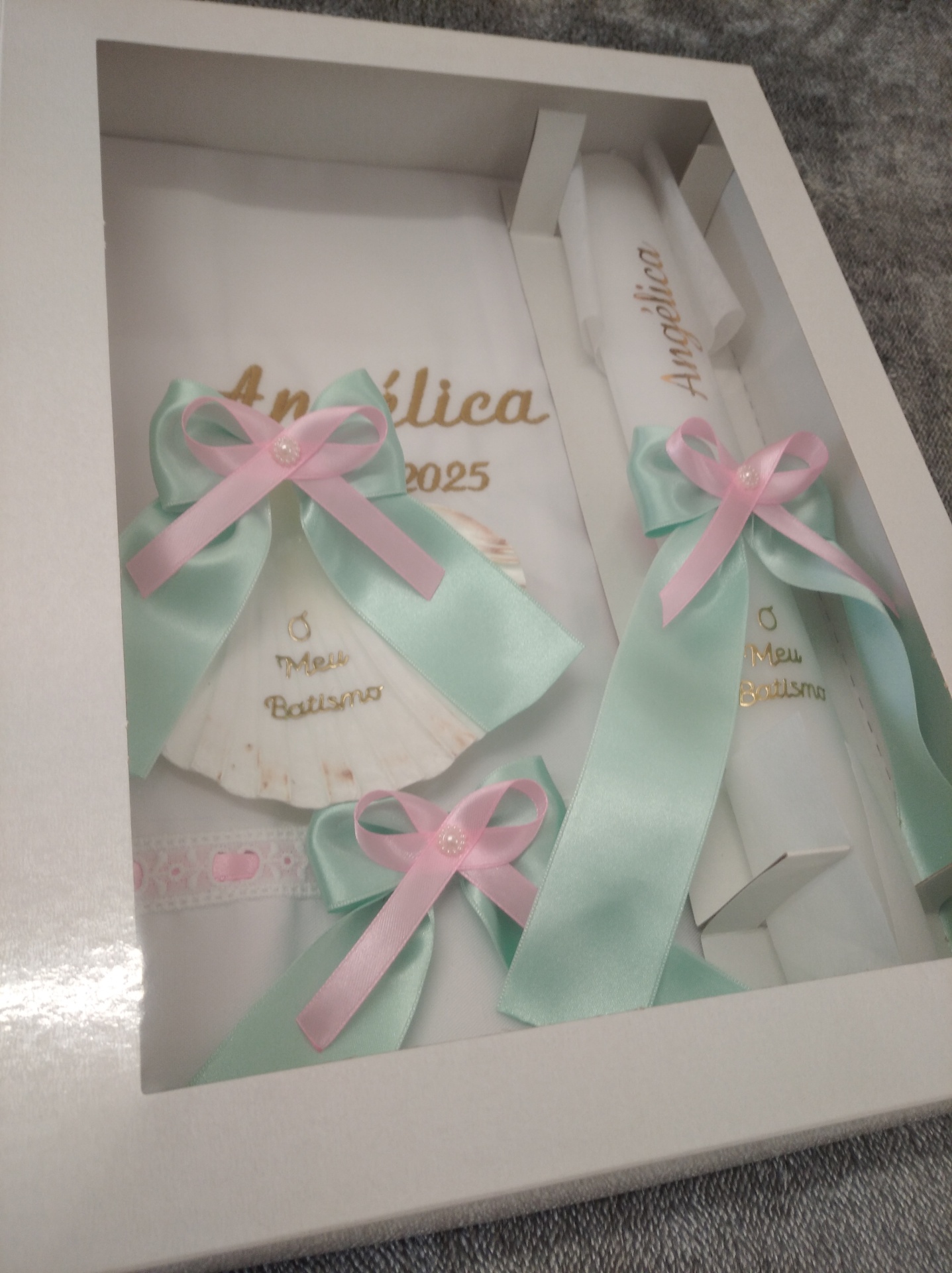 Conjunto de batismo "Angélica"