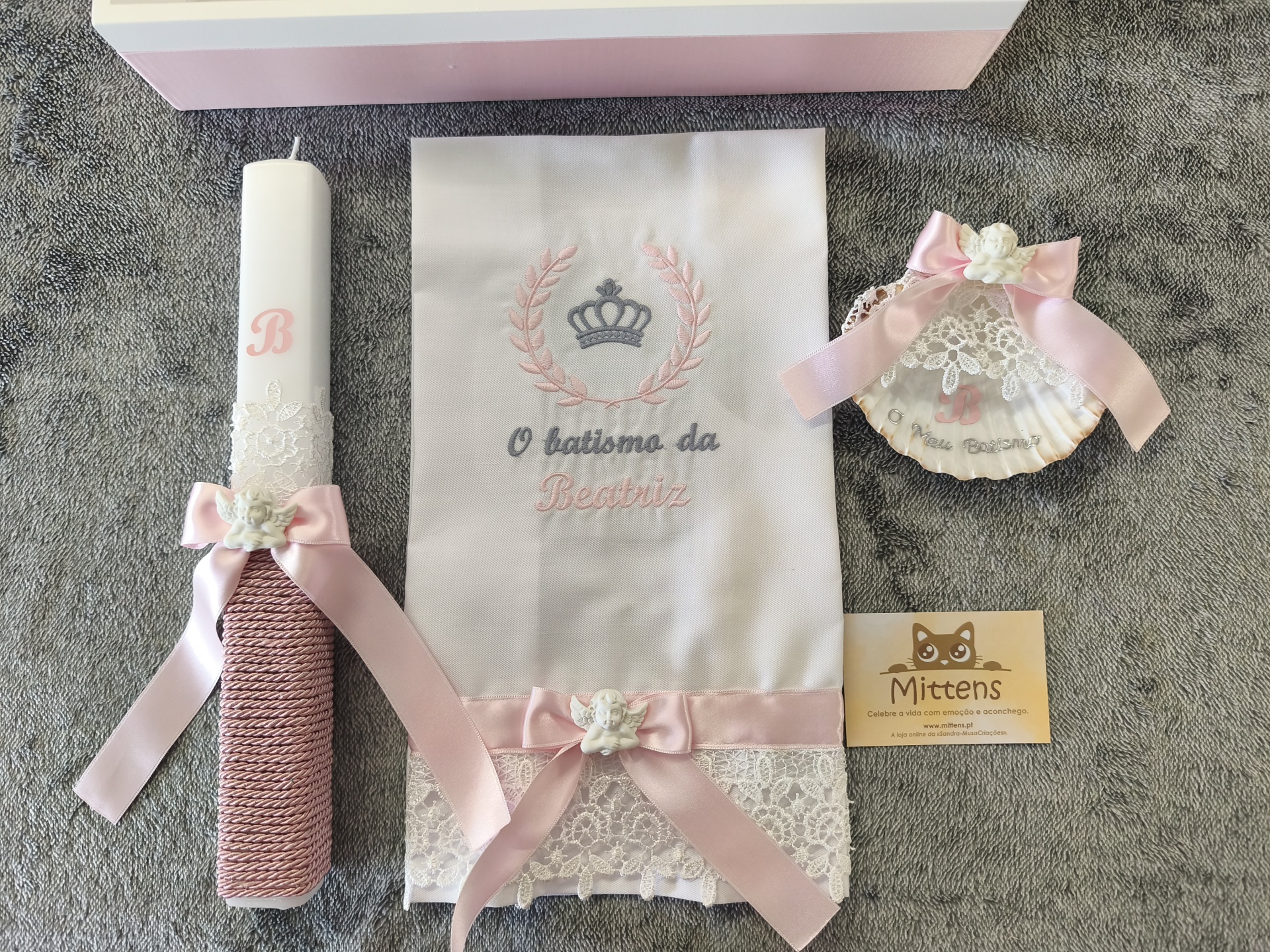 Conjunto de batismo "Brasão"