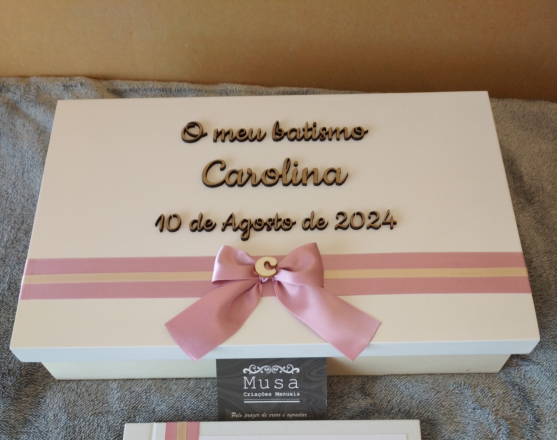 Caixa de batismo modelo 1 (inicial)