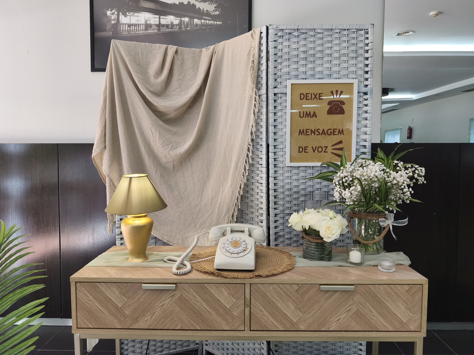 O batizado da Maria e do Vicente