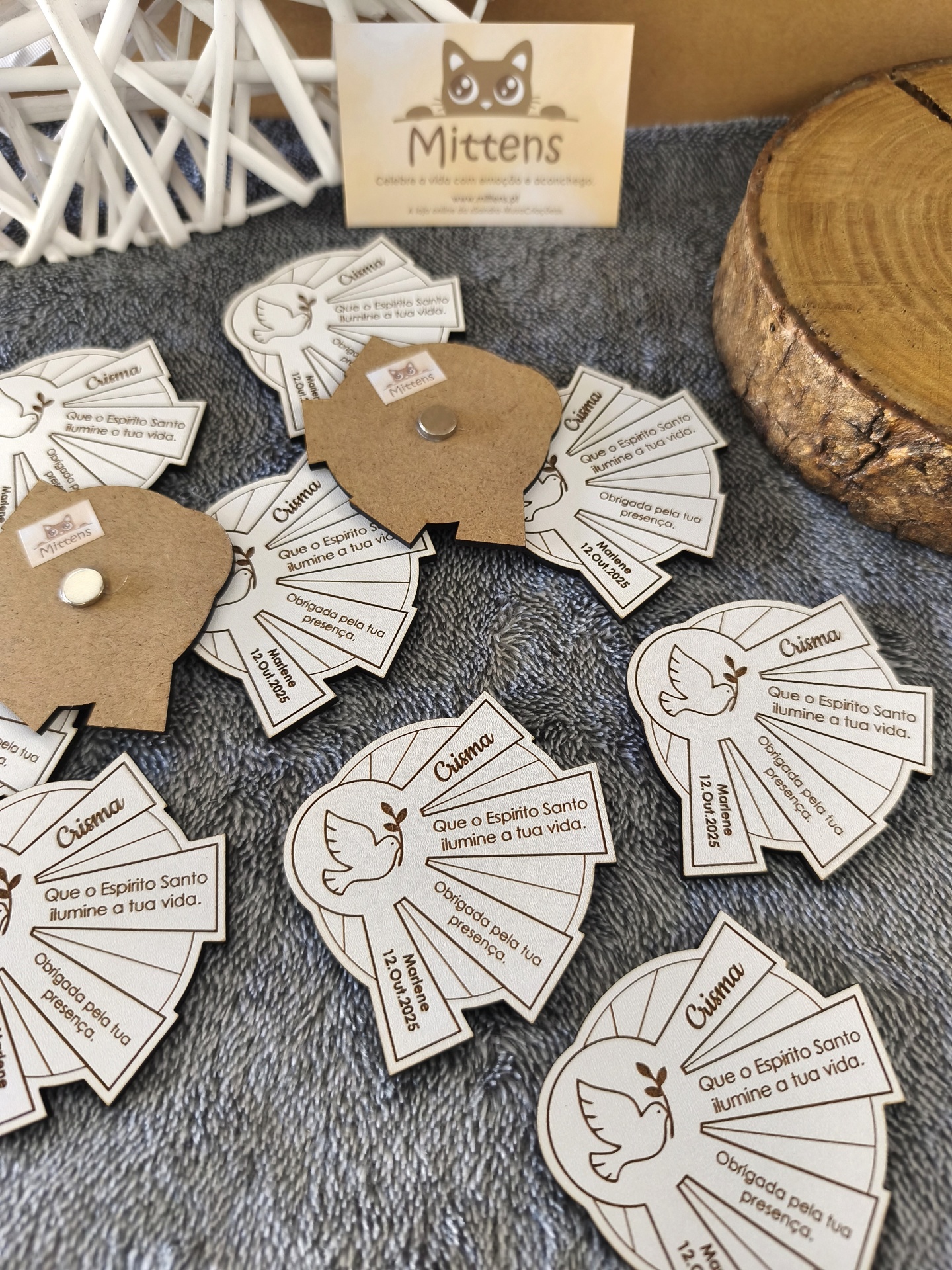 Lembrança: íman vitral CRISMA