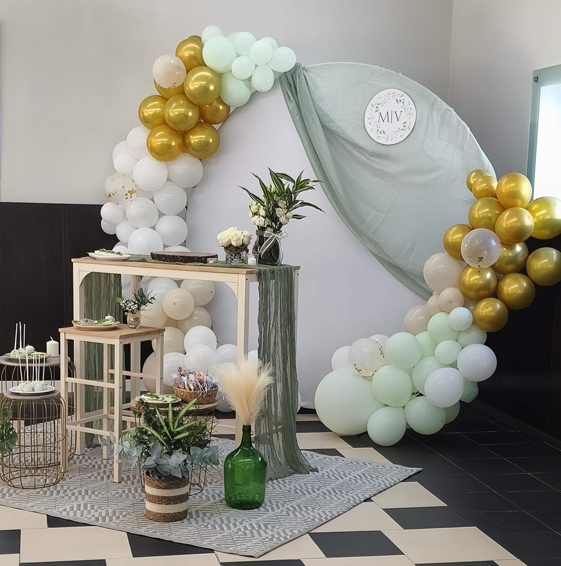 O batizado da Maria e do Vicente