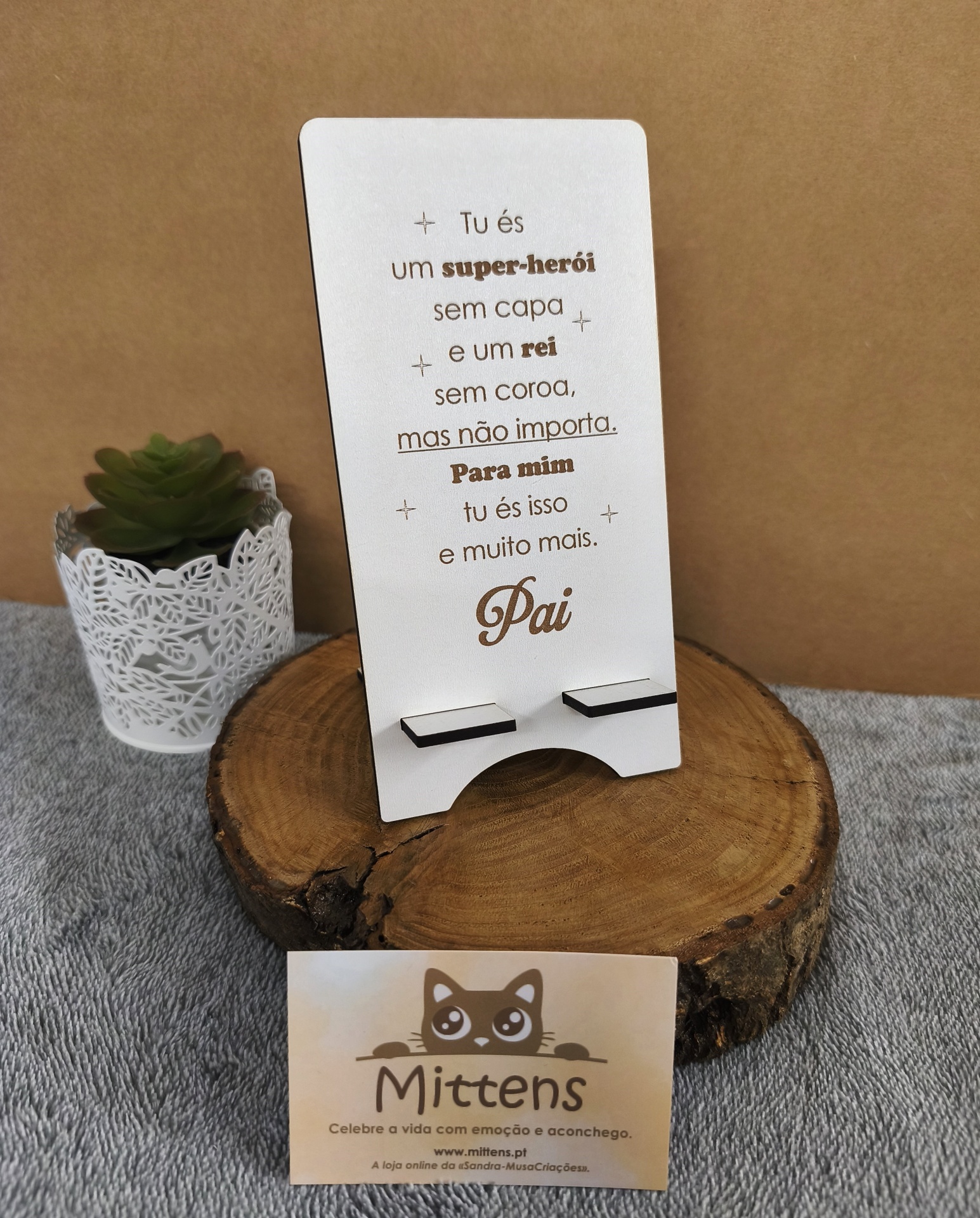 Suporte para telemóvel "Pai"