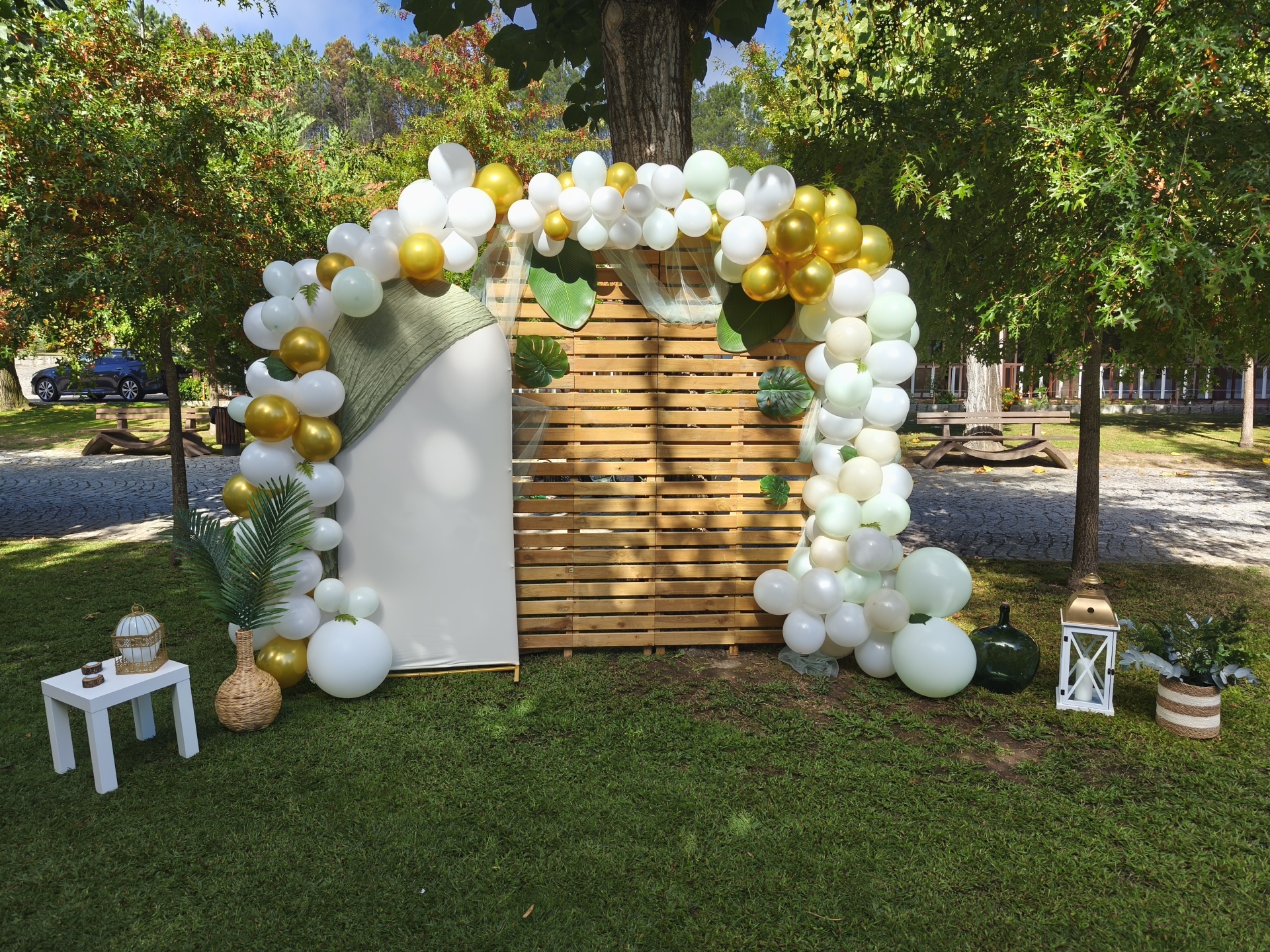 O batizado da Maria e do Vicente