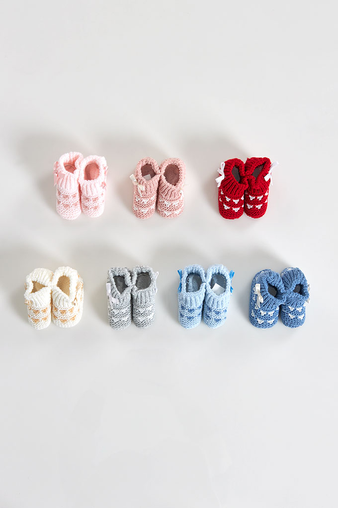 Carapins de malha com laço