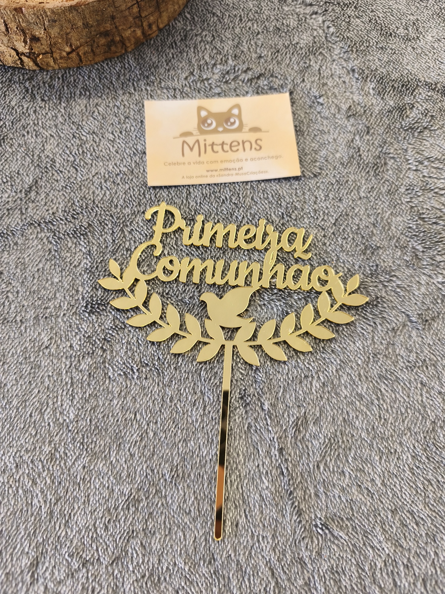 Topo de bolo Primeira Comunhão