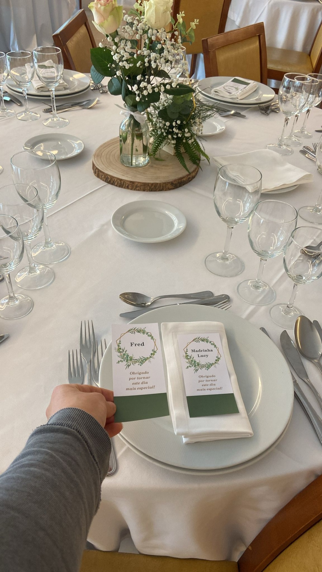 Ementa/Marcador de lugar: 6,5cm*14cm