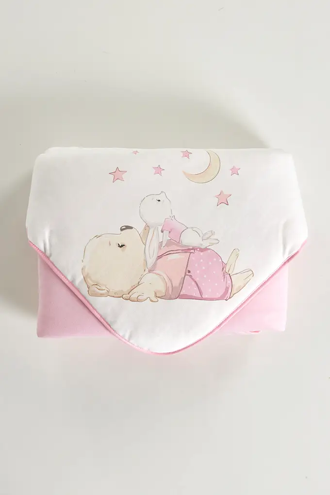 Manta bebe algodão estampada "os sonhadores"