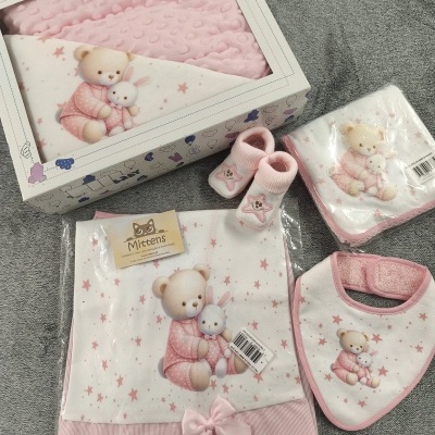 Conjunto de 5 peças (rosa)