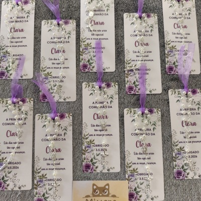 Conjunto de dezena e separador de livro