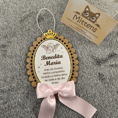 Medalha anjo da guarda (com nome)